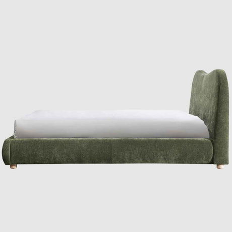 Weave Fabric Double Bed 159cm Wide - Wave
