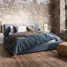 Weave Fabric Double Bed - Soho
