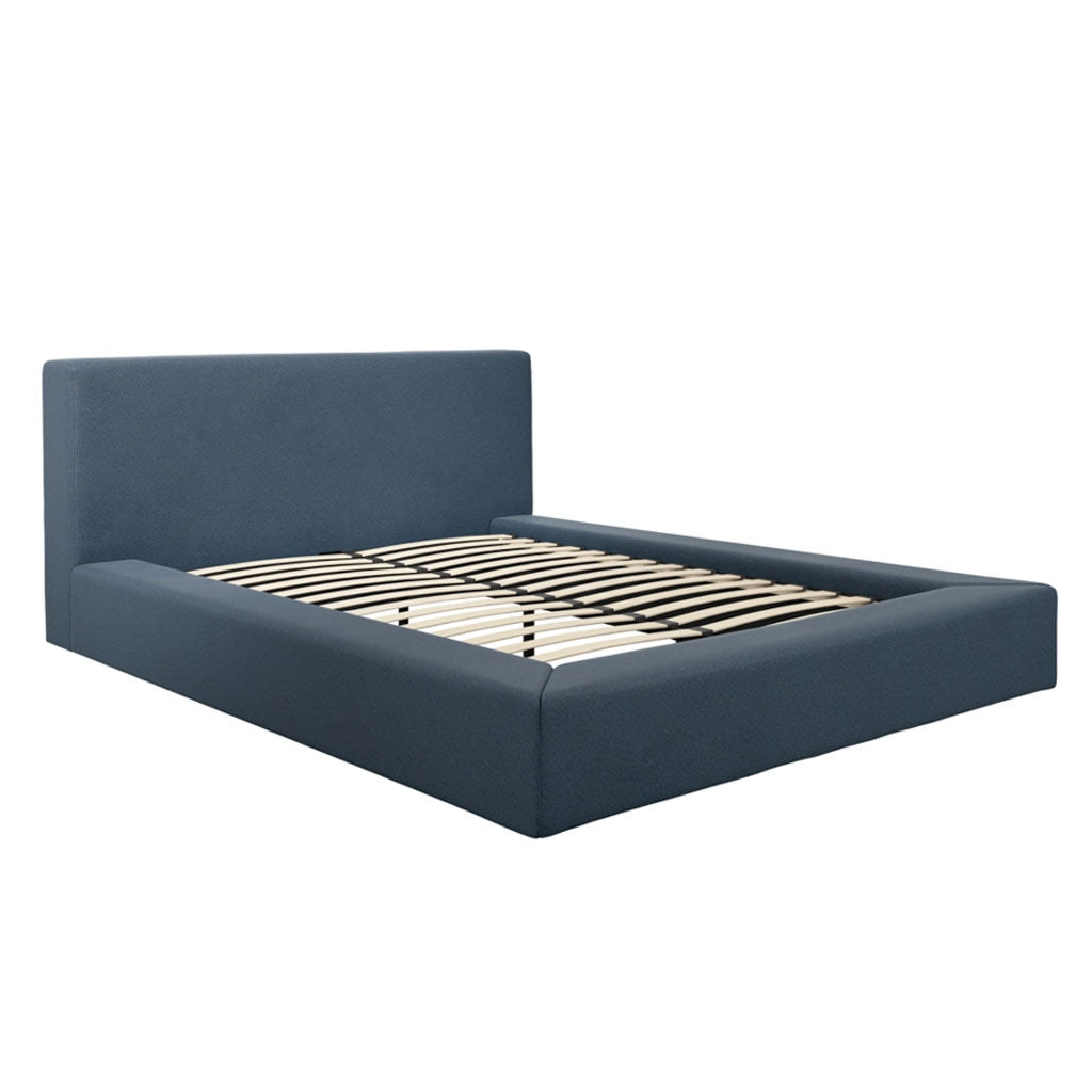 Weave Fabric King Size Bed - Soho