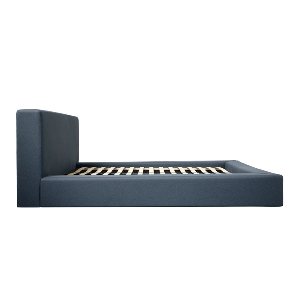 Weave Fabric King Size Bed - Soho
