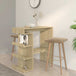 Wooden Bar Table With Storage Rack - Vantage Home