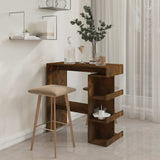 Wooden Bar Table With Storage Rack - Vantage Home
