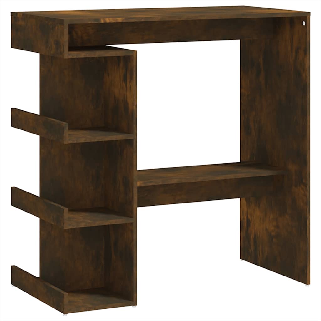 Wooden Bar Table With Storage Rack - Vantage Home