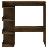 Wooden Bar Table With Storage Rack - Vantage Home
