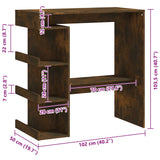 Wooden Bar Table With Storage Rack - Vantage Home