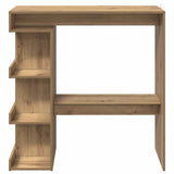 Wooden Bar Table With Storage Rack - Vantage Home