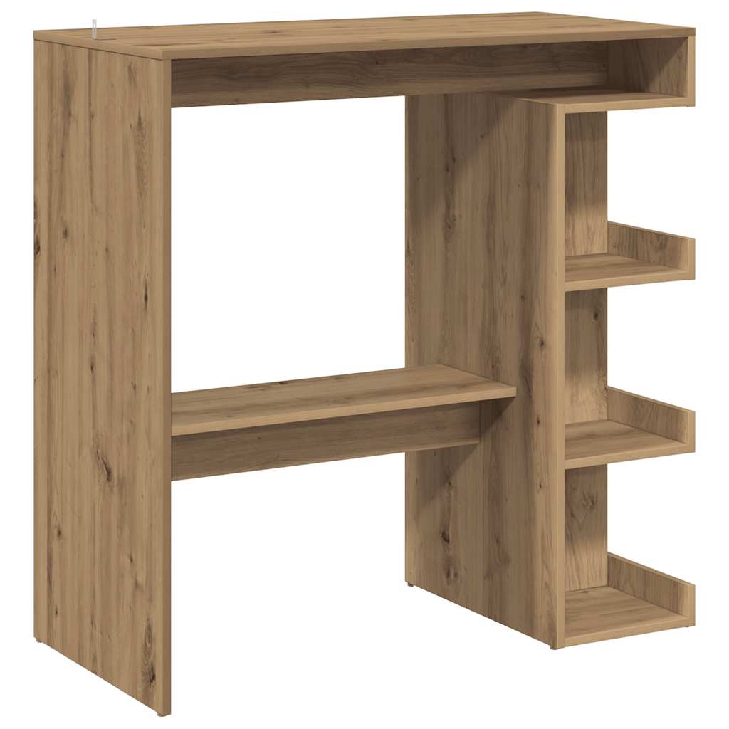 Wooden Bar Table With Storage Rack - Vantage Home