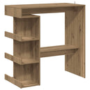 Wooden Bar Table With Storage Rack - Vantage Home