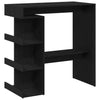 Wooden Bar Table With Storage Rack - Vantage Home