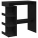 Wooden Bar Table With Storage Rack - Vantage Home