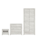 Wooden 3 Piece Bedroom Furniture Set - Angel
