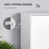 Wooden 4 Piece Bedroom Furniture Set With 3 Doors Sideboard - Velmora