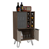 Wooden Bar Cabinet With 2 Doors - Nevada