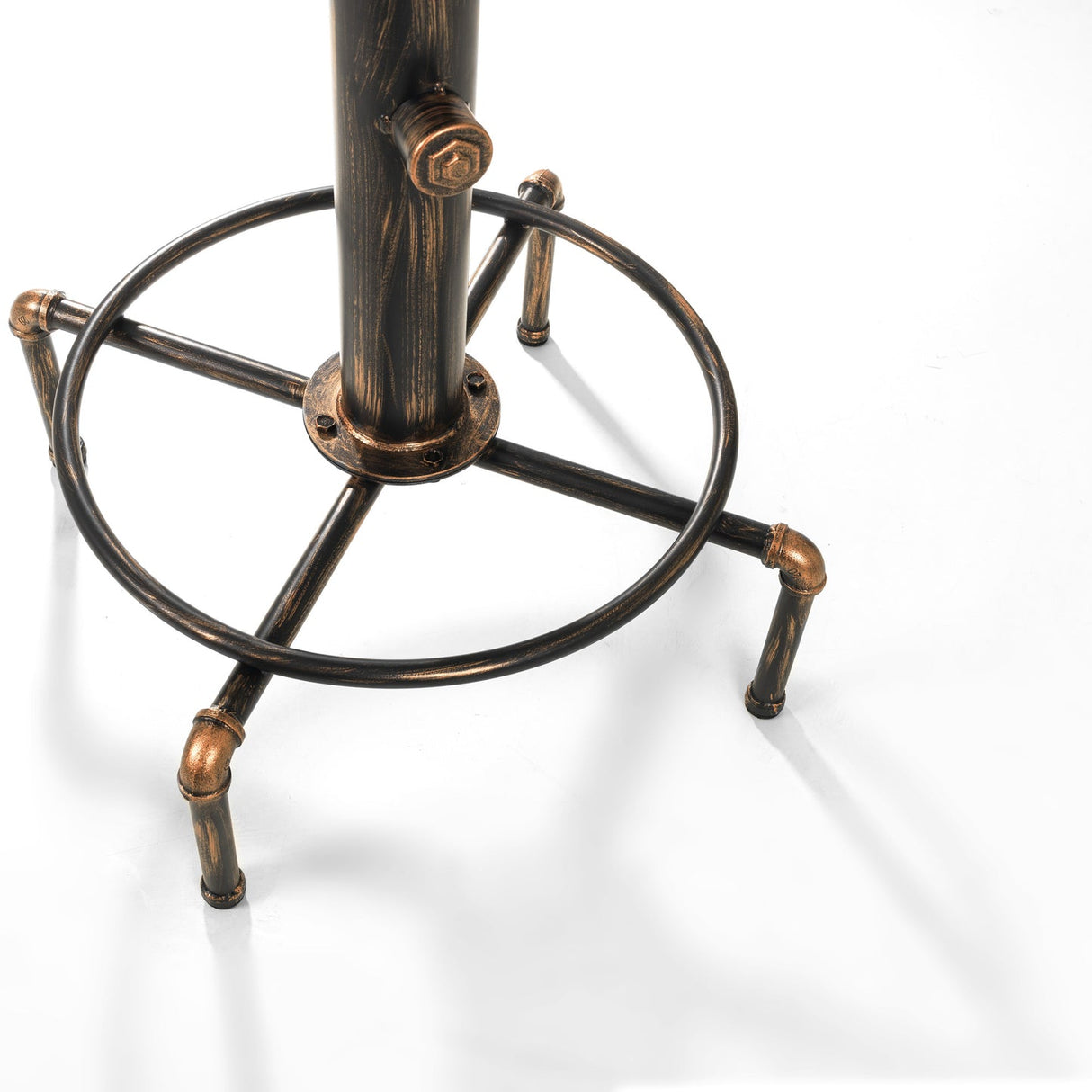 Wooden Bar Stool 66cm Wide Round - Rockport