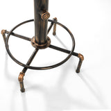 Wooden Bar Stool 66cm Wide Round - Rockport