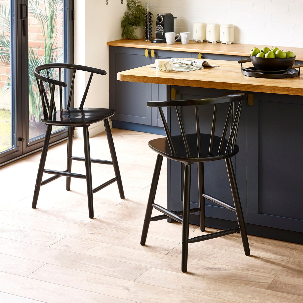 Wooden Bar Stool - Modena