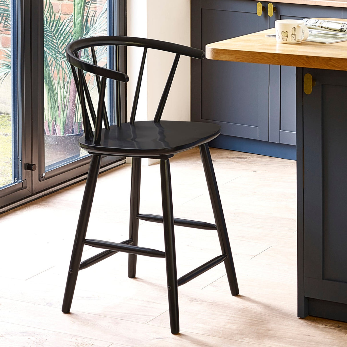 Wooden Bar Stool - Modena