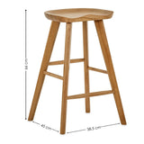 Wooden Bar Stool - Mulu