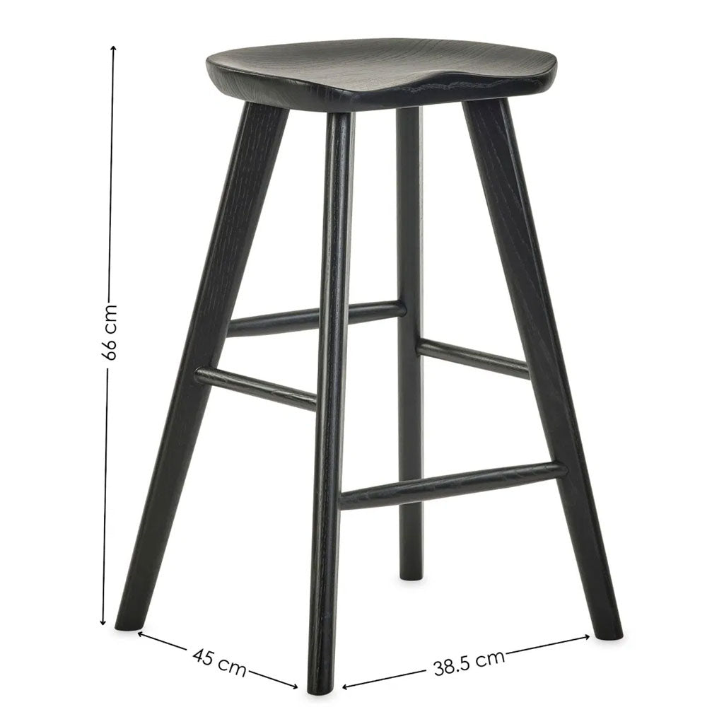 Wooden Bar Stool - Mulu