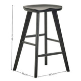 Wooden Bar Stool - Mulu