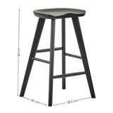 Wooden Bar Stool - Mulu