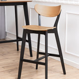 Wooden Bar Stools Set Of 2 - Roxby