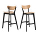 Wooden Bar Stools Set Of 2 - Roxby