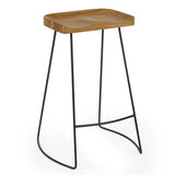 Wooden Bar Stools in Set Of 2 - Travis