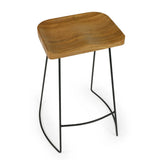 Wooden Bar Stools in Set Of 2 - Travis