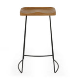 Wooden Bar Stools in Set Of 2 - Travis