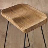 Wooden Bar Stools in Set Of 2 - Travis