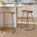 Wooden Bar Stools in Set Of 2 - Travis