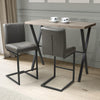 Wooden Bar Table With 2 Archer Stools - Brevik