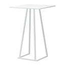 Wooden Bar Table for 2 People 70cm Wide Square - Linea