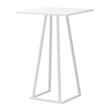 Wooden Bar Table for 2 People 70cm Wide Square - Linea