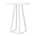 Wooden Bar Table for 2 People 70cm Wide Square - Linea