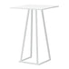 Wooden Bar Table for 2 People 70cm Wide Square - Linea