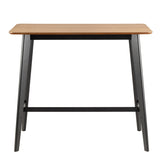 Wooden Bar Table for 2 to 4 People Rectangular - Roxby