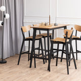 Wooden Bar Table for 2 to 4 People Rectangular - Roxby
