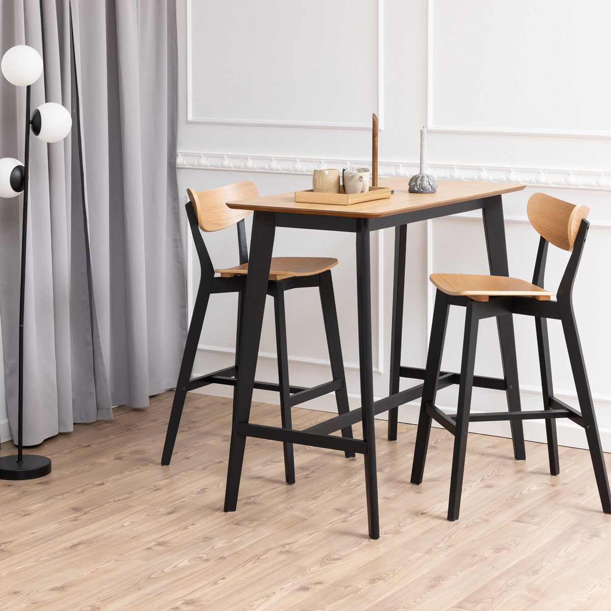 Wooden Bar Table for 2 to 4 People Rectangular - Roxby