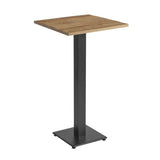 Wooden Bar Table 70cm Wide Square - Windsor