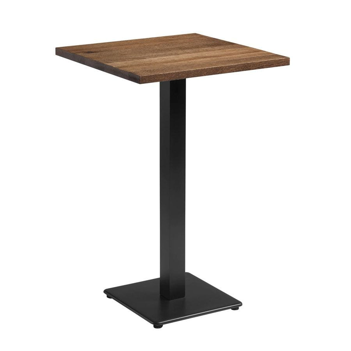 Wooden Bar Table 70cm Wide Square - Windsor