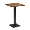 Wooden Bar Table 70cm Wide Square - Windsor