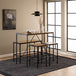 Wooden Bar Table And 2 Stools - Bahamas