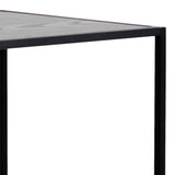 Wooden Bar Table With Black Metal Frame - Seaford