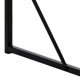 Wooden Bar Table With Black Metal Frame - Seaford
