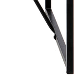 Wooden Bar Table With Black Metal Frame - Seaford
