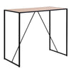 Wooden Bar Table With Black Metal Frame - Seaford