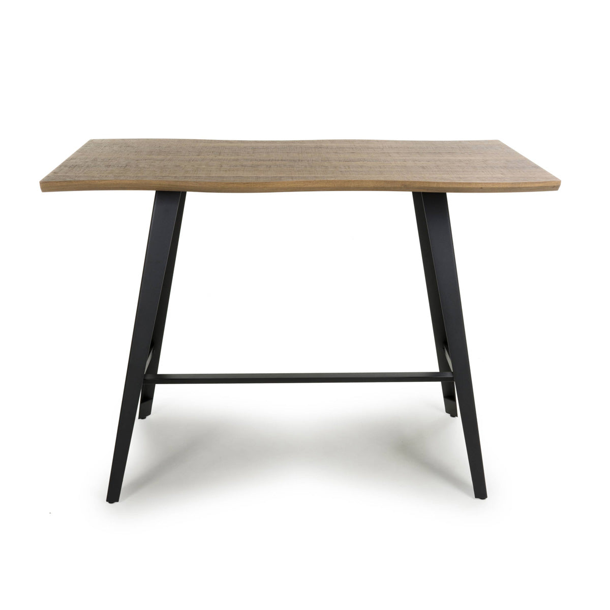 Wooden Bar Table for 2 to 4 People Rectangular And Curved - Nassau