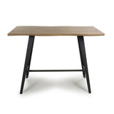 Wooden Bar Table for 2 to 4 People Rectangular And Curved - Nassau
